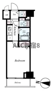 フェニックス方南町弍番館【6階】の間取り