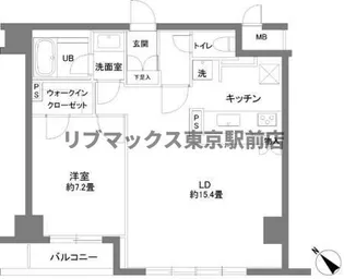 カスタリアお茶の水【2階】の間取り