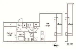 GRANPASEO 阿佐ヶ谷II【3階】の間取り