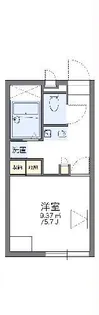 レオパレスエスポワールII【2階】の間取り