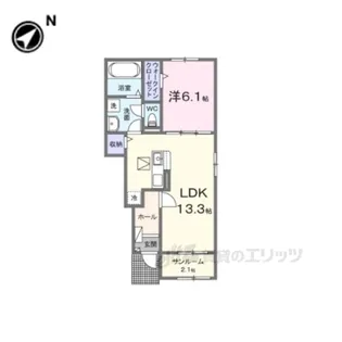 カーサルミノーゾ【1階】の間取り