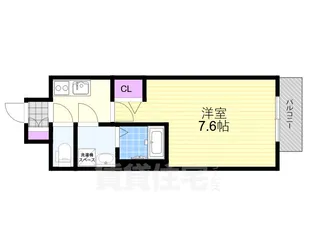 レジュールアッシュ福島FINO【5階】の間取り