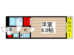 DEN勝田台【4階】の間取り
