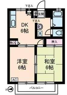 シャルマンS【2階】の間取り