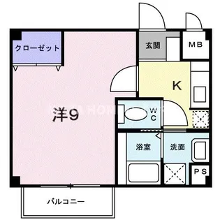 スカイハイツ【2階】の間取り