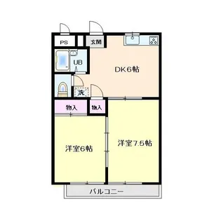 ハイツ小石川【3階】の間取り