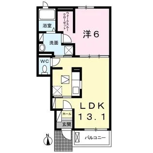 e・w・m【1階】の間取り