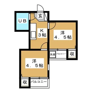 ホワイトアビタシオン【1階】の間取り