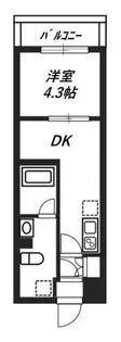 リヴシティ八王子【2階】の間取り
