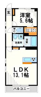 メゾンプチカリーノ【3階】の間取り