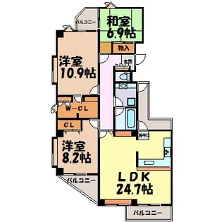 コート八事石坂【2階】の間取り
