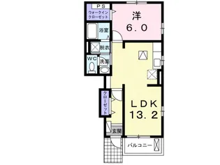 クラドニアI【1階】の間取り