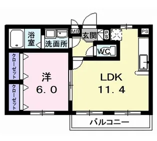 ジュピターI【1階】の間取り