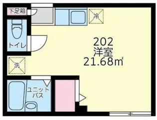 矢部ハイツ【3階】の間取り