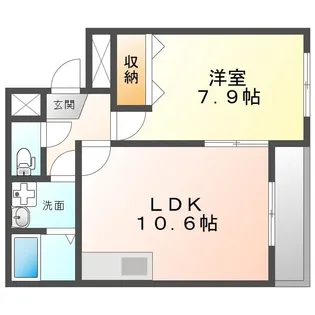 グレイスナルミ【3階】の間取り