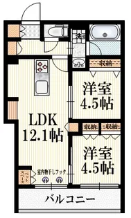 キルシュ ブリューテ 2【2階】の間取り
