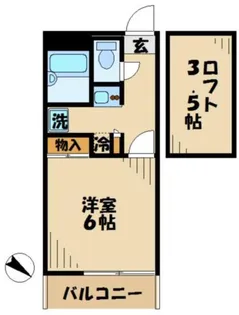 レオパレスグリーンリーブズ(29492)【3階】の間取り