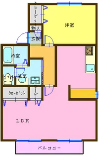 セジュールマロンA【2階】の間取り