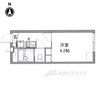 レオパレスノースヒル【2階】の間取り