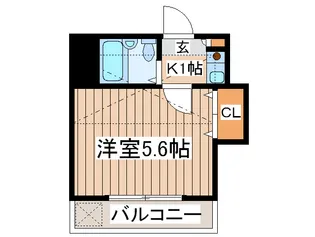 マリカI【2階】の間取り