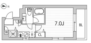 rosecafe【3階】の間取り