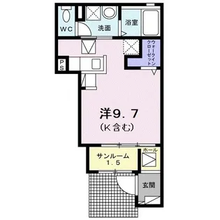 ミオ・スタンツァ【1階】の間取り