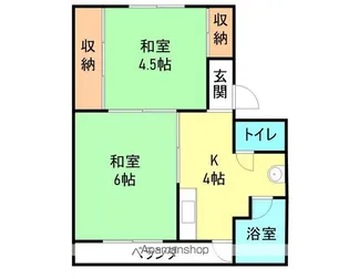 パーク海南II【2階】の間取り
