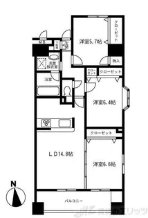 コトヒルズ【3階】の間取り