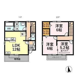 フレンドリースクエア相木Bの間取り
