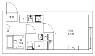 AXIA M-City武蔵小山【1階】の間取り