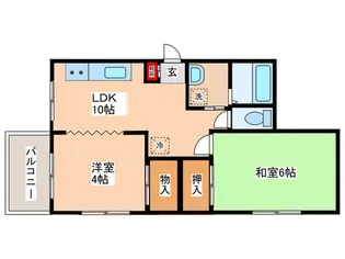 第一フラワ-ヒルズ【2階】の間取り