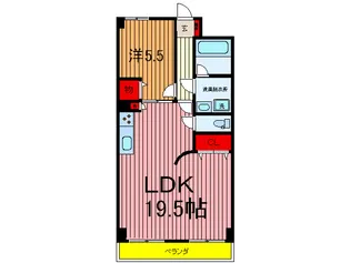 ウキマパ-クコ-ト【2階】の間取り