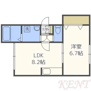 シンエービル【4階】の間取り