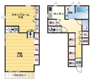 ココカラハウス川内5【1階】の間取り
