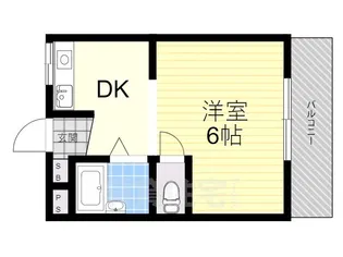 御殿山壱番館【2階】の間取り