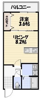 Lyk小仲台【2階】の間取り