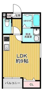 ブラン王子【2階】の間取り