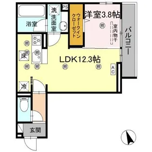 セレーノ コート【3階】の間取り