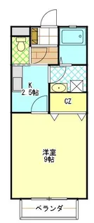 m.uコーポ【2階】の間取り