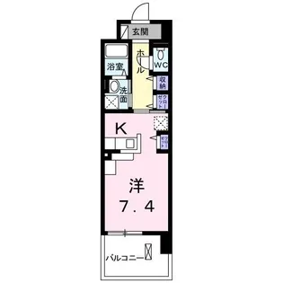 カシリ・エスポワール【2階】の間取り