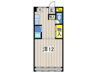 穐和ビル【2階】の間取り
