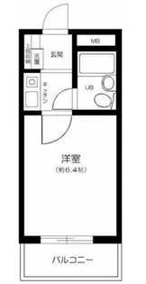 カームハウス大橋【2階】の間取り