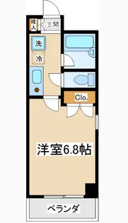 サンパラッツオ参番館【6階】の間取り