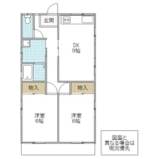 ☆根本コーポ【2階】の間取り