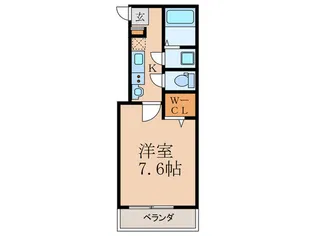 アトランティス ふじみ野【1階】の間取り