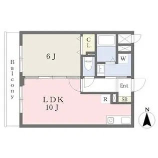 アルバ志賀本通【7階】の間取り