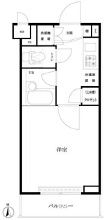ルーブル大鳥居【2階】の間取り