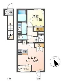 ジュラン【2階】の間取り