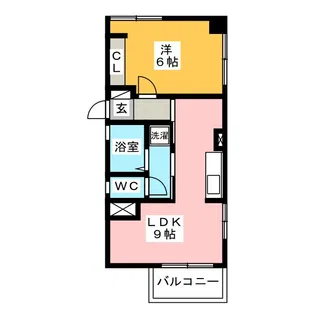 プランドールJ&S【2階】の間取り