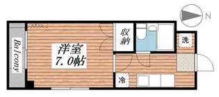 メゾン明保野【4階】の間取り